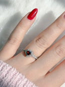 Edição Amor único -Kit Pulseira e Anel  coração & espada